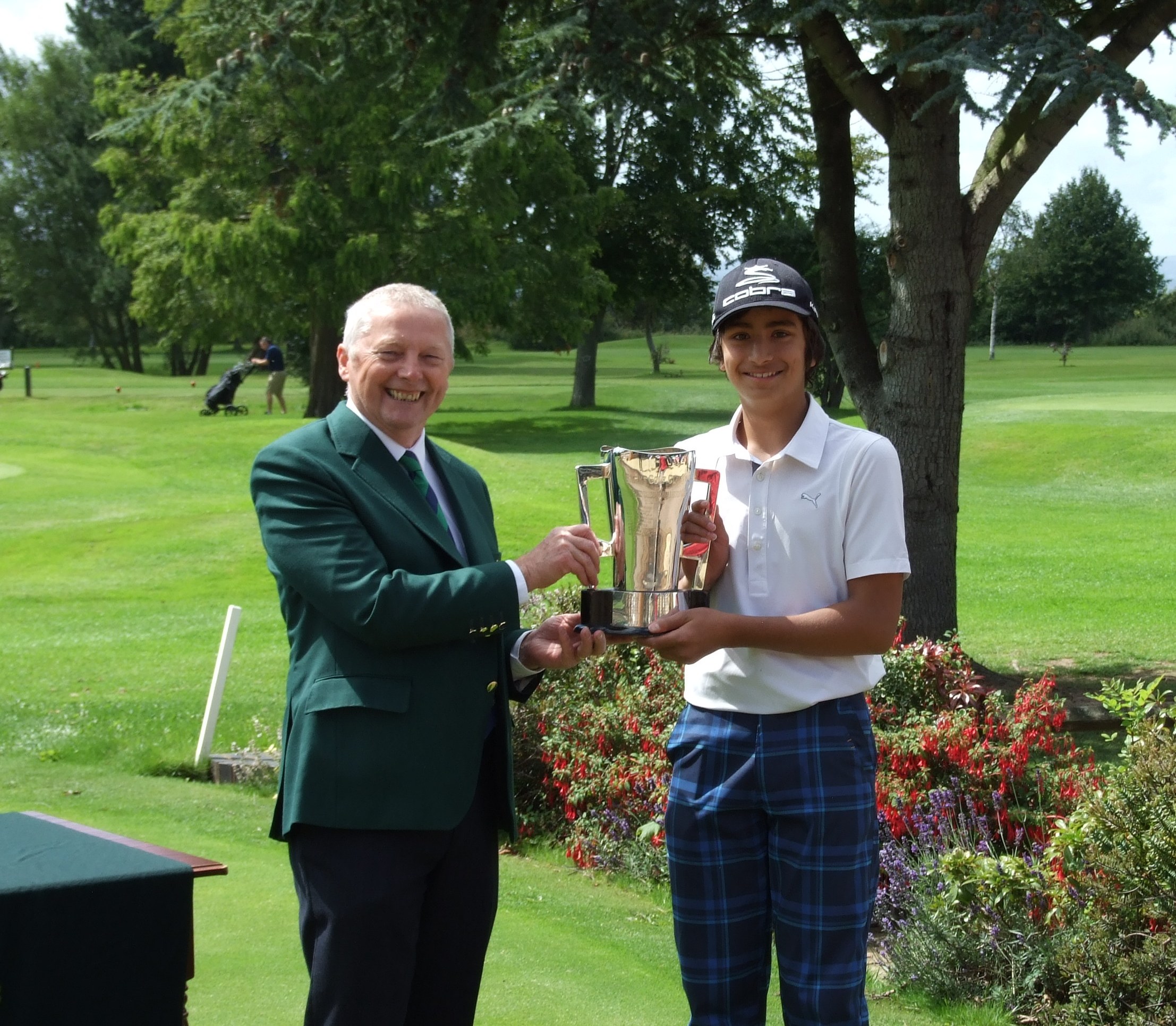 Aaron Mohun, winner of the MacGillicuddy Cup. Presented by the Captain